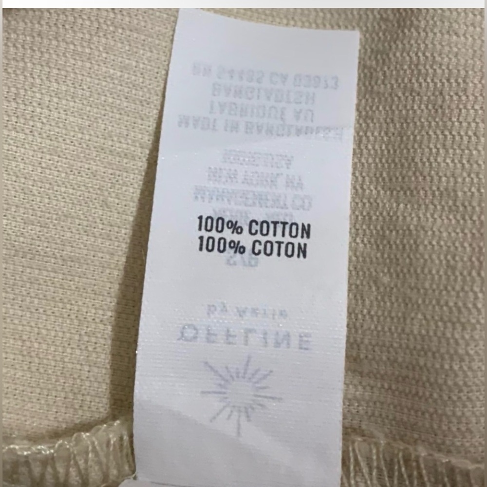 NWOT AERIE by OFFLINE Lightweight Corduroy Cotton Jumpsuit Cream S/P - Picture 6 of 8
